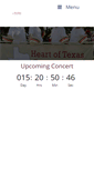 Mobile Screenshot of heartoftexasconcertband.org